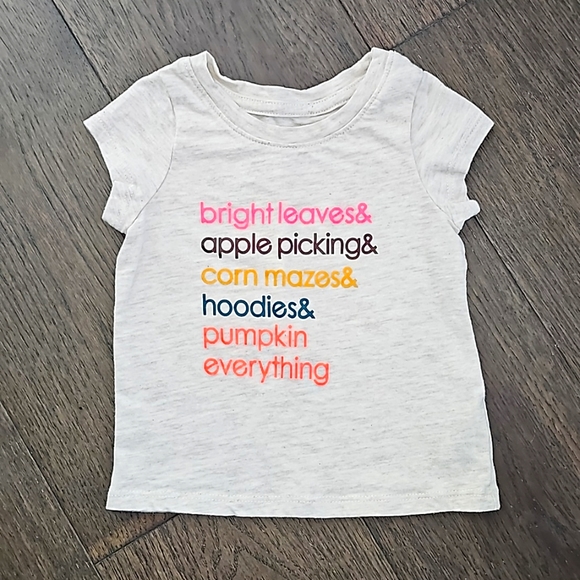 3/$15 CAT & JACK Super Cute Baby Tee! Size 12 month Oatmeal color. Heathered Tee - Picture 1 of 3